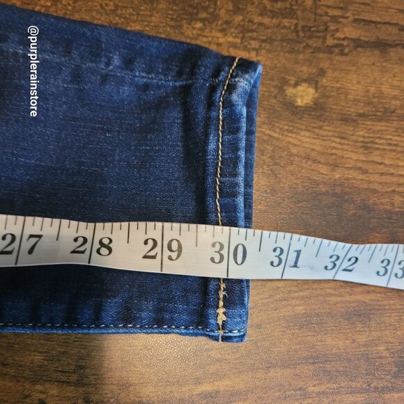 American Eagle Jeans 8 L Jegging Mid Rise Next Level Stretch Dark Wash Denim - Picture 11 of 14